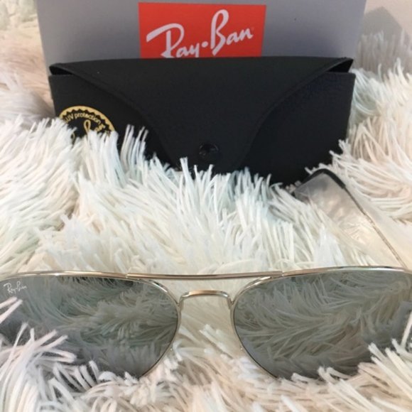 Ray ban aviator mirror silver lens - Picture 4 of 13